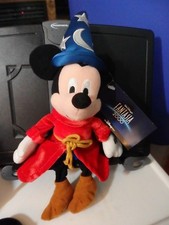 Especially for Disney World Sorcerer Mickey bean bag plush figure-New-w/Tags