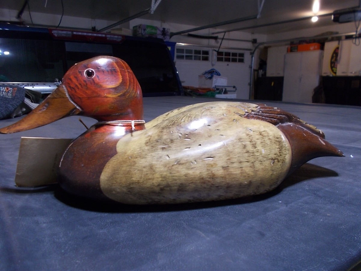 1979 Hersey Kyle Jr. Tom Taber Wood Duck Decoy Mississippi
