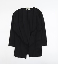 Parisian Womens Black Jacket Blazer Size 10
