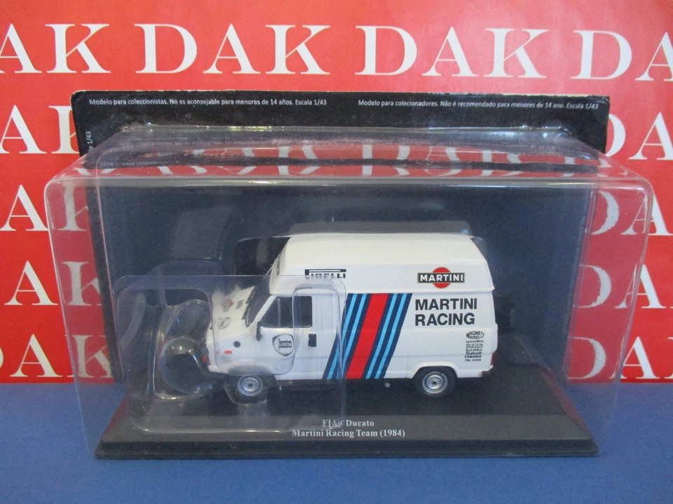 Die cast 1/43 Modellino Furgone Assistenza Rally Fiat Ducato Martini Racing 1984 - Immagine 4 di 4
