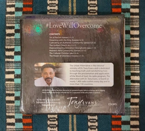 Dr. Tony Evans - #LoveWillOvercome (CD, Audio Book) Brand New Sealed Mint Cond - Picture 2 of 2