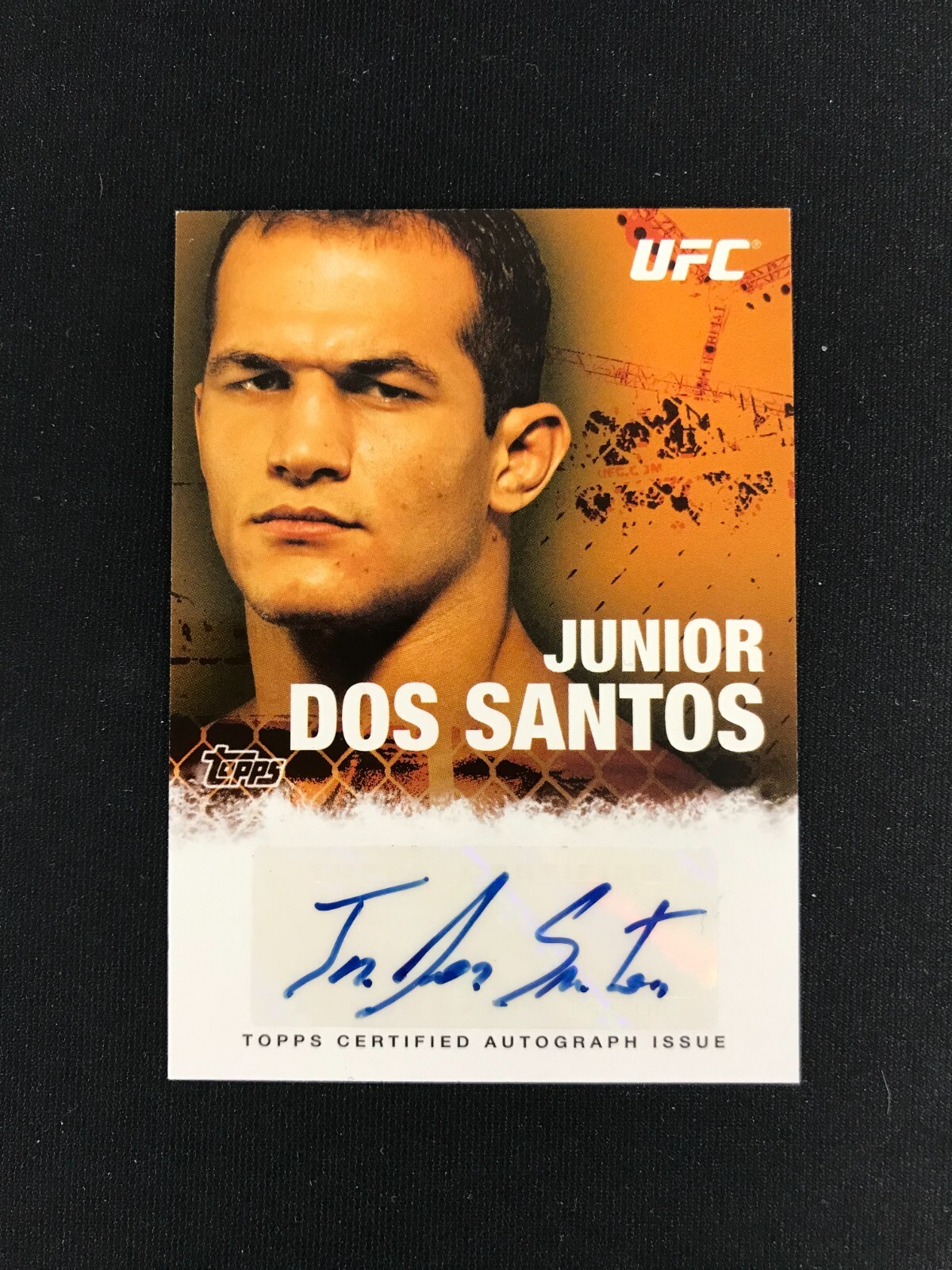 2010 Topps UFC Junior Dos Santos Certified Autograph #FA-JDS MMA
