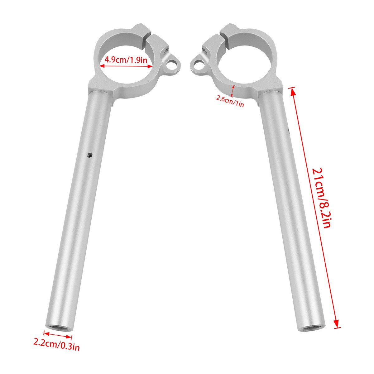 Riser Clip-On Handlebars Fits For Kawasaki Ninja ZX-10R ZX10R 2016