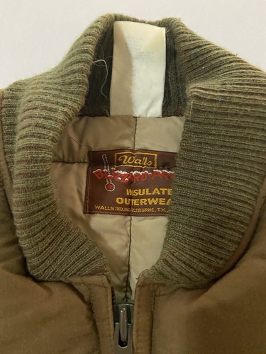 Walls Blizzard Pruf Puffer Vest Mens Large Regular 42-44 Vintage USA 🇺🇸 Made - Picture 12 of 19