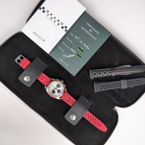 Limited Edition Chronograph Bravur Grand Tour La Vuelta Full Set with 3 Straps