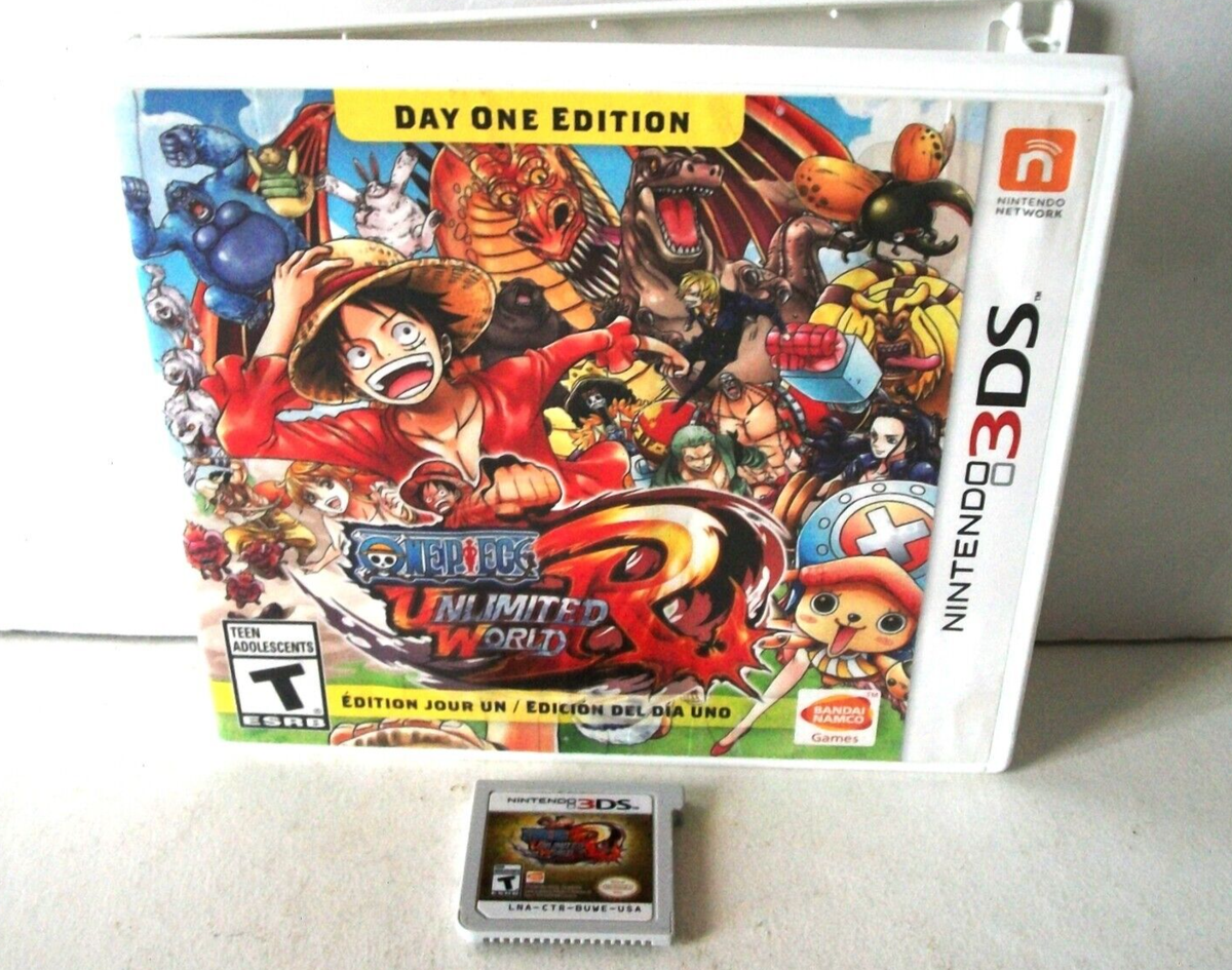 One Piece Unlimited World Red Nintendo 3DS Damaged Art Game Case