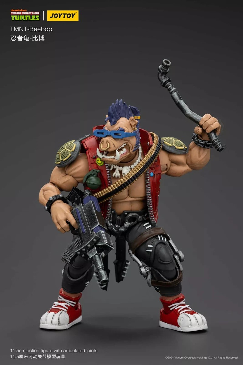 JOYTOY TMNT 1/18 ビーバップ & ロックステディ JOYTOY 1/18 TMNT Beebop & Rocksteady Action Figure Toy Model In