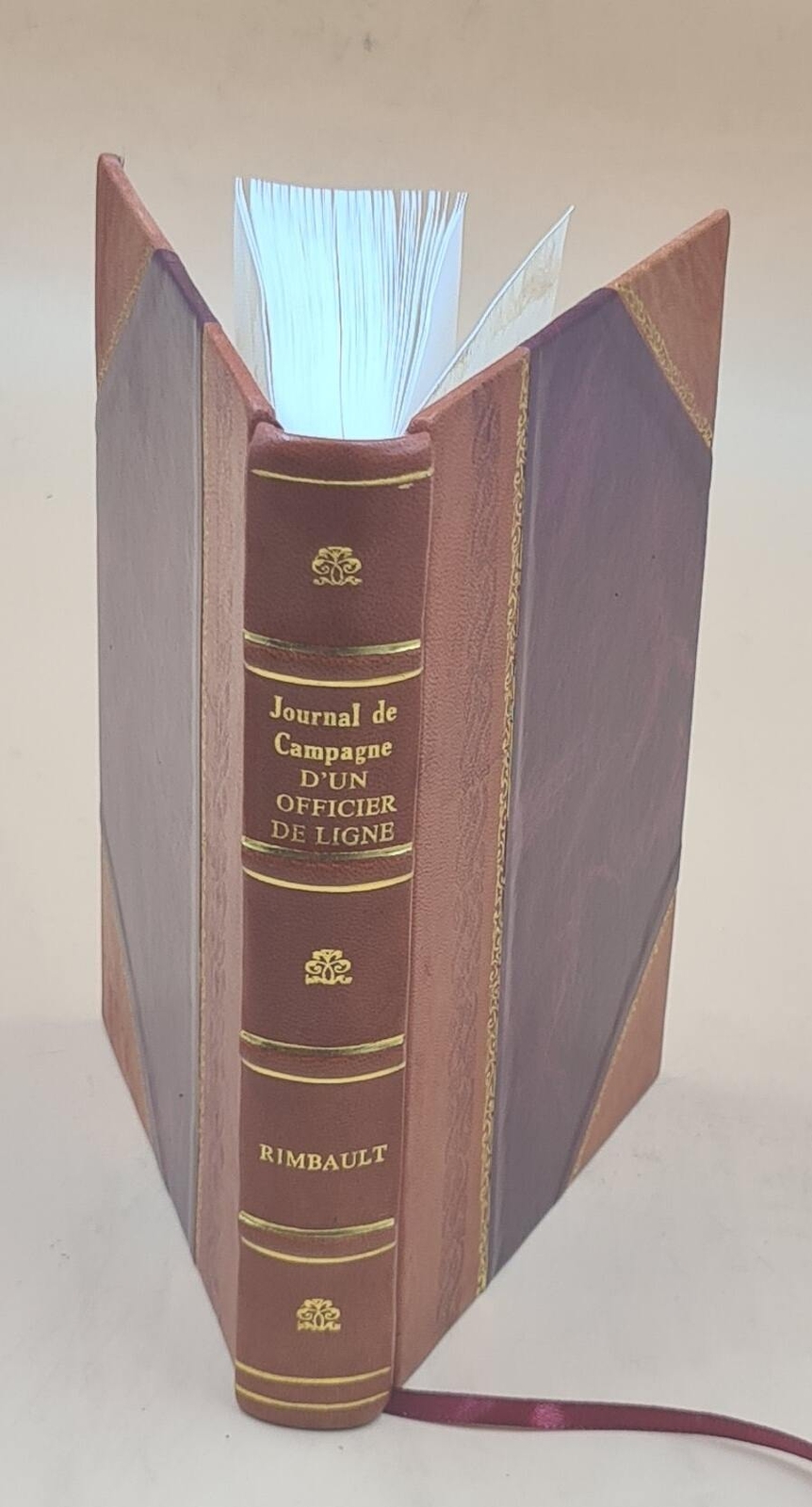 Journal De Campagne D'Um Officier De Ligne; Sarrebourg - La Mort [Leather Bound]