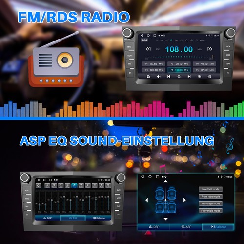 Android 14 Apple Carplay Autoradio GPS NAVI Für Opel Corsa D C Astra H Zafira B - Bild 13 von 16