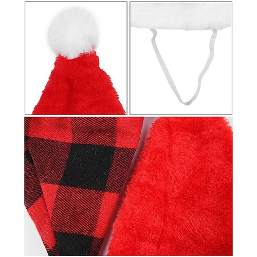 Sombrero de perro de Navidad agradable para la piel lindo sombrero de perro de Navidad collar disfraz disfrute - Imagen 9 de 11