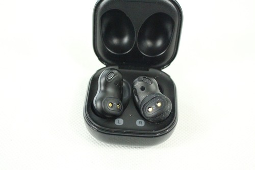SAMSUNG SM-R180 Galaxy Buds Live In Ear Kopfhörer Bluetooth Schwarz Top Zustand - Zdjęcie 2 z 2