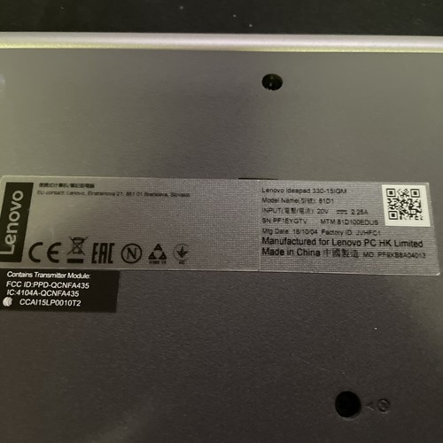 Lenovo Ideapad 330, Intel pent silver N4000 @1.10Ghz, 4GB RAM, 500GB HDD, W10 - Picture 9 of 12