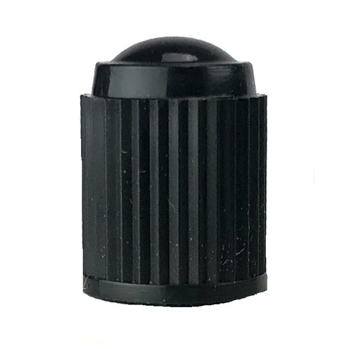 Pack of 12 Black Valve Stem Caps for all American Schrader type Valve Stems - Picture 2 of 3