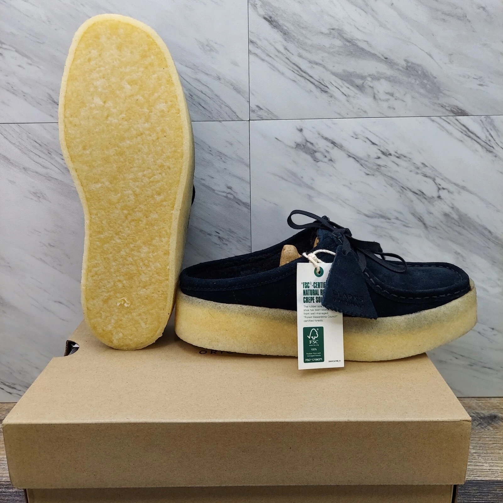 Clarks Originals Wallabeecup Lo Leather Black Casual Shoes 26168643 Women's 9
Opens in a new window 