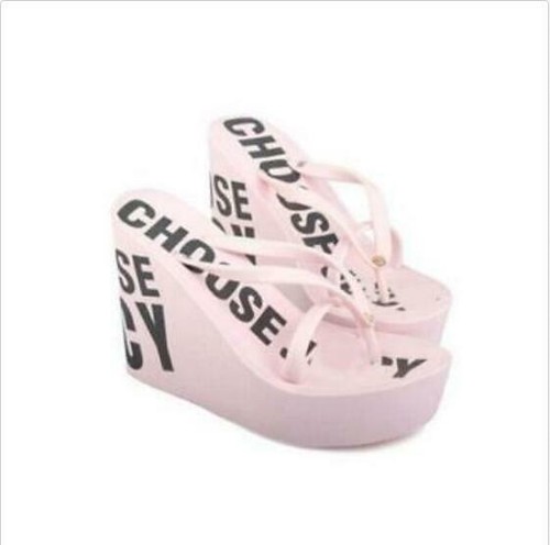 Womens Flip Flop Thongs Platform Wedge Heel Summer Beach Bowknot Sandals Shoes - Picture 13 of 22