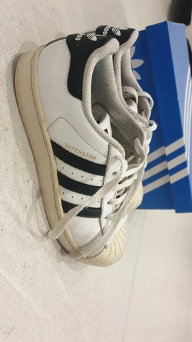 adidas Originals Superstar Scarpe Sportive per donna, EU 37,5 bianche e nere - Foto 3 di 4