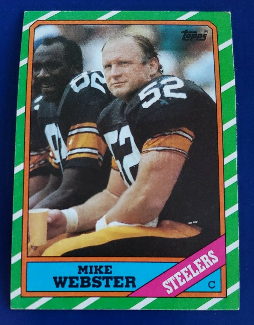 1986 Topps Mike Webster Pittsburgh Steelers #286