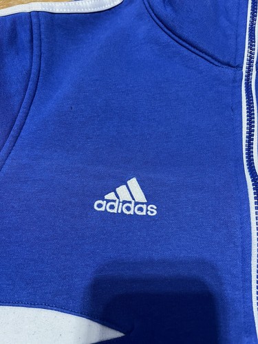 Adidas Shalke 04 Jumper Zipper German Football Size Medium Men’s - Picture 4 of 9