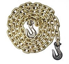 NEW S-LINE 45881-10-20  5/16" X 20' GRADE 70 BINDER TRANSPORT CHAIN HOOK 