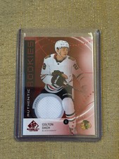 Upper Deck 2025-26 SP Game Used Colton Dach Red Jersey Authentic Rookies #AR-CD