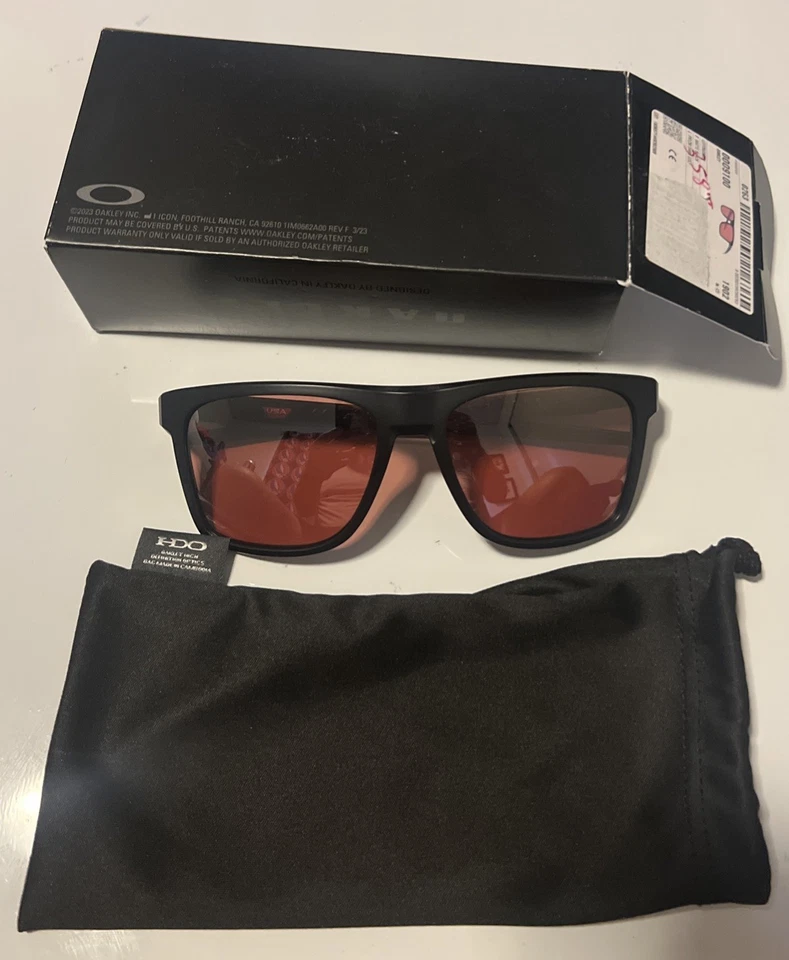 Óculos de sol Oakley Golf Leffingwell novo preto fosco/Prizm golfe escuro - Imagem 4 de 4