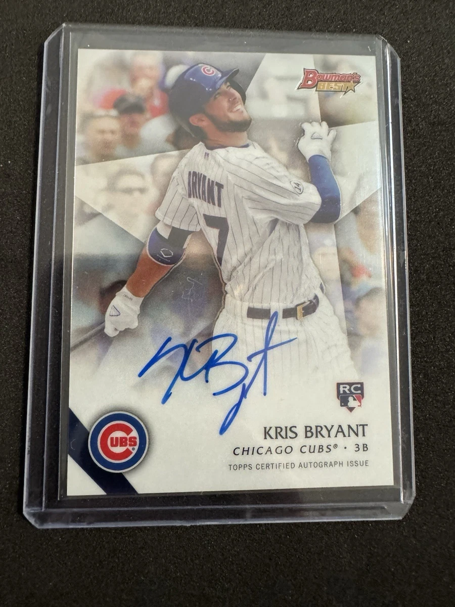 Kris Bryant Autographed Baseball Sports Trading Cards