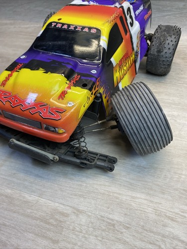 Vintage Traxxas Nitro Rustler Stadium Truck – TRX 2.5 Body Purple UNTESTED AS-IS - Picture 5 of 18