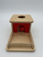 Monti Kids Montessori Wooden Ball Drop Object...