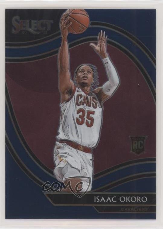2020-21 Panini Select Courtside Retail Blue Isaac Okoro #296 0f72