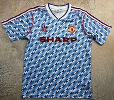 Manchester United 1990/1992 Adidas Away football shirt Soccer Jersey size M