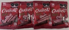 4 BAGS -Carlos V Nestle Milk Chocolate style Stick SUGAR FREE MX Product 56 Bars