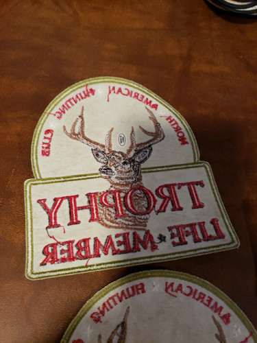 5 North American Hunting Club Trophy Life Member Deer Buck 6''inch Patch - Picture 9 of 13