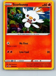 Scorbunny SWSH071 Sword & Shield Promo Cosmos Holo
