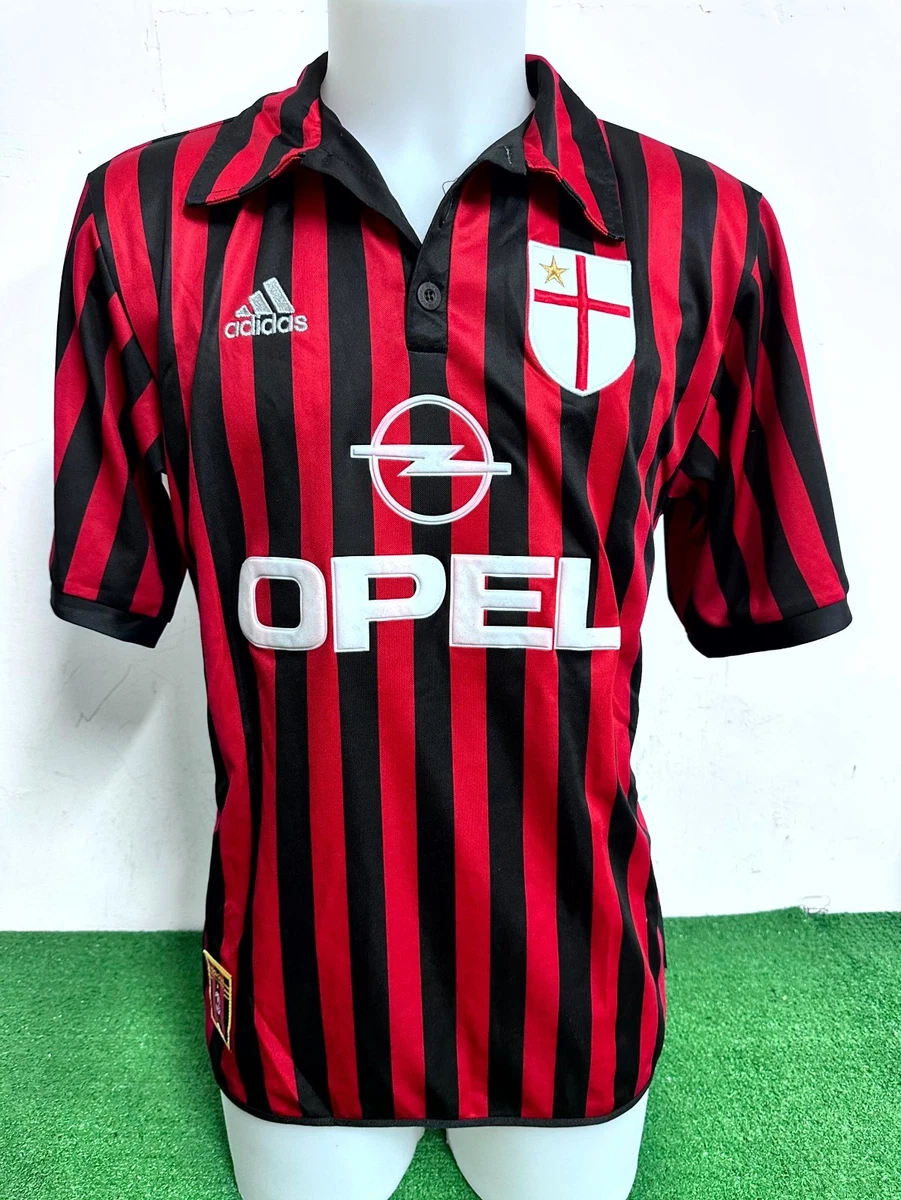 AC Milan Home Maillot de foot 2009 - 2010. Sponsored by Bwin