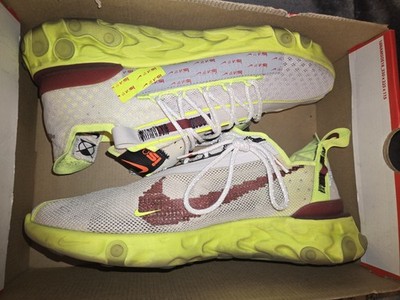 Size 11 - Nike React ISPA Sneakers Platinum Volt Running Shoes CT2692 002 Men's