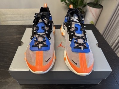 Size 13 - Nike React Element 87 Thunder Blue Total Orange | Knicks