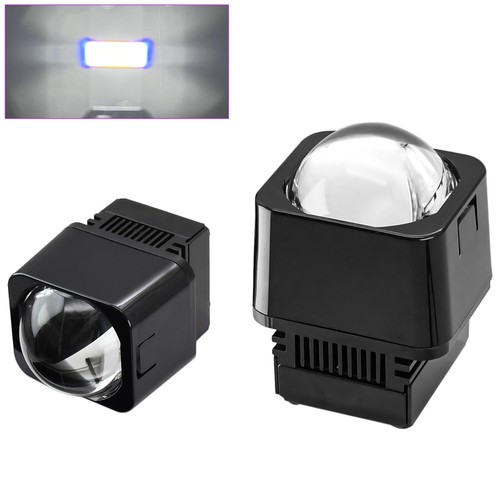 2pcs 1.5inch Mini LED Projector Lens Car Headlights Motorcycle Driving Light LVE - Picture 4 of 14