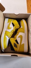 Jordan Air Jordan 1 Mid Vivid Sulfur White Black Women's Sneaker BQ6472-170