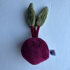 Jellycat Vivacious Vegetable Beetroot Plush Stuffed Toy - Retired