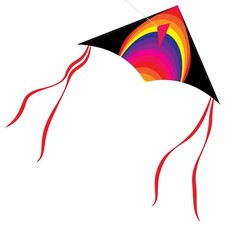 Brookite Sunset Delta Fun Kite 1m Span, 50m Line - 30403
