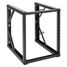 NavePoint 12U Wall-Mount Open Frame Network Rack 24.81 Inch Depth, AV Rack,