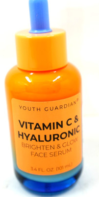 VITAMIN C & Hyaluronic Brightening & Glow face Serum 3.4oz /100ml NEW!!