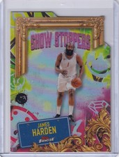 2024-25 Finest Basketball Showstoppers Refractor #S-18 James Harden Los Angeles