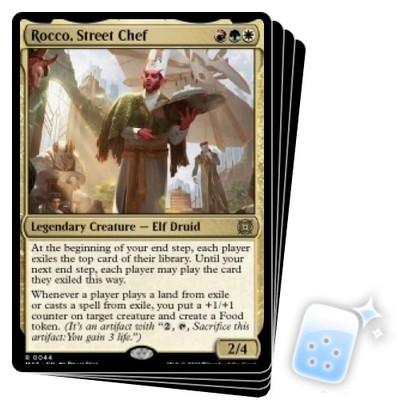 ROCCO, STREET CHEF X4 March Of The Machine: The Aftermath MAT Magic MTG CARD