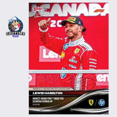 Lewis Hamilton Grand Prix Du Canada - 2026 Formula 1 Topps NOW - Card 32 Presale
