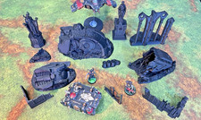 Scenery & Terrain: 13 Pcs - Mixed Ruin Lot #6...