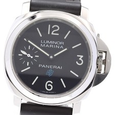 PANERAI Luminor Marina Logo 3 Days Achaio PAM00777 black Dial HW Men's_840392
