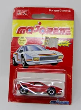 Vintage MAJORETTE #211 FERRARI GTO RED Made In France New On Card Rare Free Ship