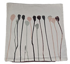 IKEA SKOGSNAVA Home Decor 13867 Pillow Cover White Purple Zippered 20 x 20