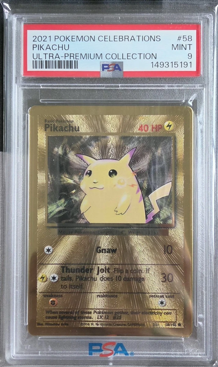 Pokémon TCG Professional Sports Authenticator (PSA) Metal Grade 9